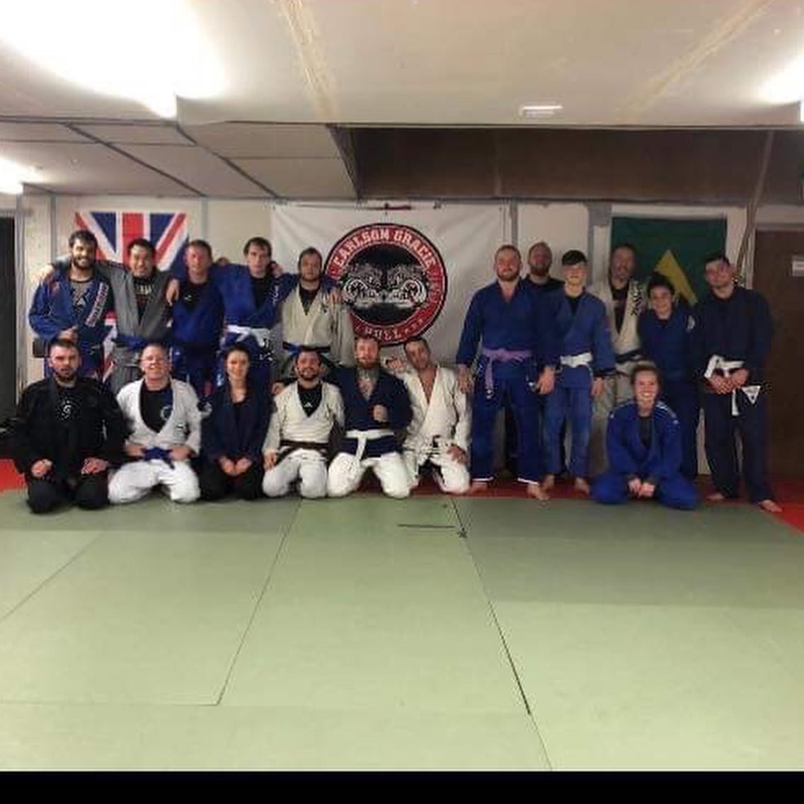 Carlson Gracie team training session